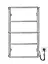 Полотенцесушитель Mario Люкс НР-И 660х420-150 мм с таймером-регулятором 2.3.0313.10.P - миниатюра 2
