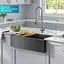 Кухонная мойка Kraus Kore KWF410-33/PGM, Графит - миниатюра 2