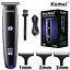 Акумуляторна машинка для стрижки волосся Kemei KM-828 з насадками - мініатюра 2