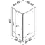 Душевая кабина Bravo квадратная без поддона Morava N90FS 1 шт., хром матовый - миниатюра 9