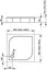 Душовий піддон Radaway Delos C 80x80 4C88170-03 + панель - мініатюра 4