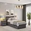 Кровать односпальная MebelStar Адель с ящиками 90x200 см Антрацит (MBS-1418) - миниатюра 1