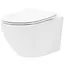 Подвесной унитаз Rea Carlo Flat mini N Tornado white REA-C1259, Белый - миниатюра 1