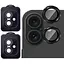 Защитное стекло DK для Apple iPhone 16 Plus на камеру Lens Metal Ring Eagle Eye 018465 black 2 шт. - миниатюра 1