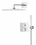 Душевая система скрытого монтажа Grohe Grohtherm Cube с Rainshower Mono 310 Cube 34868000, Хром - миниатюра 3