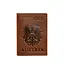 Кожаная обложка для паспорта с австрийским гербом светло-коричневая Crazy Horse - миниатюра 6