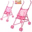 Коляска для ляльки, пластик, складана, 66.5x49x24 см - мініатюра 2