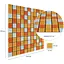 Мозаика зеркальная Wall Sticker 298х298х4.5мм Оранжевая SW-00002365 - миниатюра 4