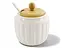 Цукорниця порцелянова з ложкою та дерев'яною кришкою Grazie 340 мл (PJ02889-1) - мініатюра 2