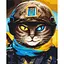 Картина по номерам Котик Защитник Марианна Пащук Brushme 40x50 см разноцветная 000276900 - миниатюра 1