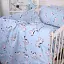 Комплект постельного белья MirSon Бязь 20-0037 Cute blue zebra 160x220 см голубой (2200010270792) - миниатюра 4
