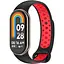 Ремешок DK CDK для Xiaomi Mi Smart Band 10 Silicone Sport Band Nike (015815) (black / red) - миниатюра 2
