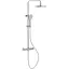 Душова система з термостатом Volle Sistema верхній душ d250 мм хром 1598.090101, Хром - мініатюра 1