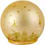 Світильник декоративний Chomik Куля скляний LED золотий 12x11 см (BOZ1846) - мініатюра 1