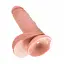 Фаллоимитатор King Cock 7 Inch With Balls 19.4 см телесный - миниатюра 4