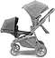 Прогулянкове крісло Thule Sleek Sibling Seat Grey Melange on Black (TH 11000210) - мініатюра 3