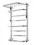 Водяной полотенцесушитель Mario Люксор 800x530/500, Хром - миниатюра 1