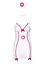 Костюм медсестры Daring Intimates Hot Nurse Roleplay Set L/XL (белый) - миниатюра 4
