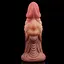Фаллоимитатор Dual-Layered Silicone Nature Cock 7.0'' 18 см коричневый - миниатюра 3