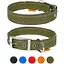 Ошейник для собак Dog Extreme из нейлона двойной со светоотражающей вставкой ширина 20 мм длина 30-40 см хаки - миниатюра 2