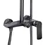 Душевая система для душа Qtap Slavonice Gunmetal Black PVD QTSLA110GMB45913 - миниатюра 2