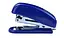 Степлер пластиковый мини, до 10 листов, скобы №10, синий - миниатюра 1