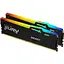 Модуль пам'яті Kingston Fury DDR5 128GB (2x64) 5600MHz Beast RGB Black (KF556C36BBEAK2-128) - мініатюра 2