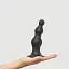 Насадка для страпону Strap-On-Me Dildo Plug Beads Black XXL - мініатюра 5