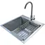 Комплект мийка + змішувач Romzha Arta U-450 (A) - мініатюра 1