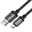 Дата кабель Acefast C20-04 USB to Type-C 3A (1.2m) Black - мініатюра 3