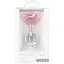 Скляна анальна пробка Pillow Talk Rosy Luxurious Glass Anal Plug ⌀3.3 см віброкуля в подарунок - мініатюра 5