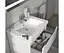 Тумба підлогова Sanwerk Ера 60 Білий з умивальником Space Line (MV0000851) Білий - мініатюра 2