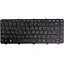 Клавиатура для ноутбука HP ProBook 430 G2, 440 G1, 630 G2 черный, черный фрейм - миниатюра 1