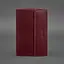 Шкіряний блокнот софт-бук 7.0 бордовий Crazy Horse - мініатюра 6