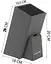 Підставка-колода для ножів Brash Stand з наповнювачем Kamille 10.5x10.5х26 см kuh0007463 - мініатюра 3