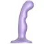 Насадка для страпону Strap-On-Me Dildo Plug P&G Lilas Metallic M - мініатюра 1