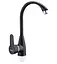 Смеситель для кухни Plamix Mario-011 черный PM0606 - миниатюра 1