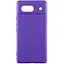 Чехол Lakshmi Silicone Cover Full Camera (AAA) для Google Pixel 7a Фиолетовый / Amethyst - миниатюра 1