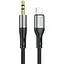 Кабель Hoco UPA22 Lightning silicone digital audio conversion cable Чорний - мініатюра 1