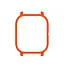 Защитный бампер Tamister для смарт-часов Amazfit GTS оранжевый - миниатюра 5