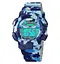 Чоловічий спортивний годинник Skmei 2153 (Синій камуфляж) - мініатюра 3