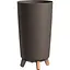 Горшок для цветов Prosperplast Gracia Tubus Slim Eco Wood кофейный (70801-4625) - миниатюра 1