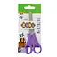 Ножницы детские для левшей Zibi 132мм фиолетовые ZB.5018-07 KIDS Line (4823078932167) - миниатюра 1