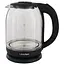 Электрочайник Liberton LEK-6808, черный, 1500W, 1.8 л, стекло, дисковый, LED-подсветка, индикатор уровня воды - миниатюра 1