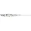 Силикон FishUP Aji Triple Stick 1.9" #411 - UV Clear/Silver (10 шт/уп) - миниатюра 1