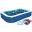 Басейн дитячий надувний 54177, 2 кільця 262-175-51см - мініатюра 1