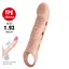 Насадка на пеніс Pretty Love Penis Sleeve Brad 21.3 см (тілесний) - мініатюра 11