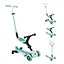 Самокат Globber Go Up Active Lights 360 колеса светятся до 20/50кг от 1 года мятный (749-206) - миниатюра 3