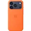 Чохол Silicone Case with Button, Animation, MagSafe для Apple iPhone 17 Pro Orange ААА (149944) - мініатюра 3