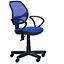 Кресло Чат/АМФ-4 сиденье А-21/спинка Сетка синяя - миниатюра 1
